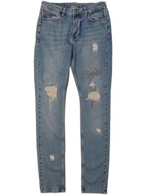 Obnosené džínsy s rovným strihom Ksubi