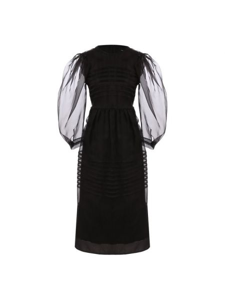 Шелковое платье Simone Rocha, черное