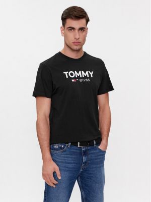 Majica Tommy Jeans črna