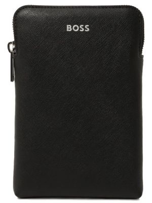 Кожаная сумка Boss черная