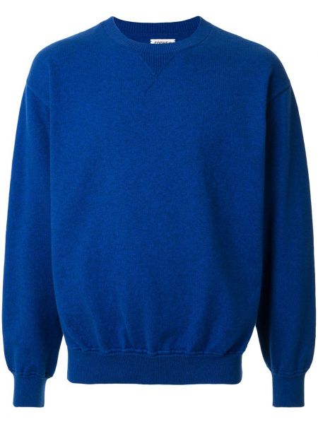 Jersey manga larga de tela jersey Coohem azul