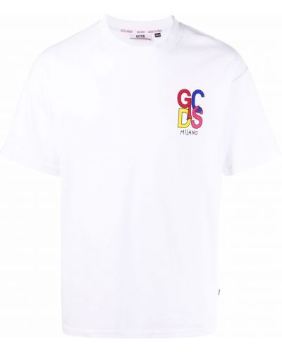Camiseta con estampado Gcds blanco