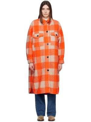 Оранжевое пальто Isabel Marant Étoile