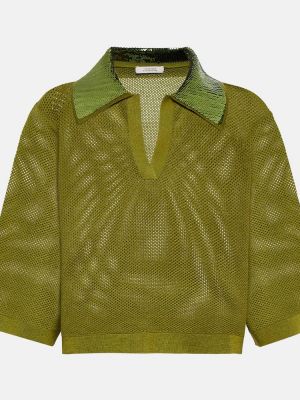 Sweter wełniany Dorothee Schumacher zielony