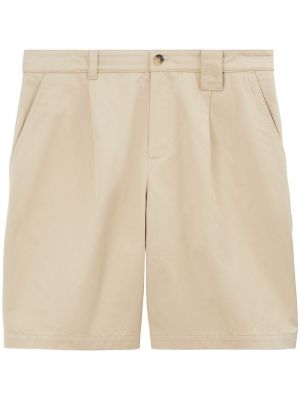 Shorts cargo en coton avec poches Burberry marron