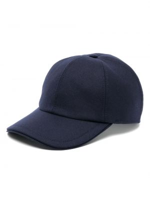 Woll cap aus baumwoll Eleventy blau