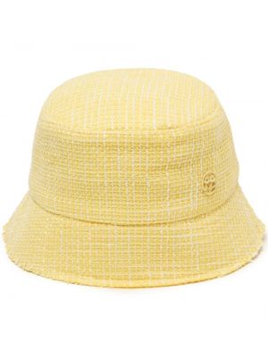Tvídový klobouk Ruslan Baginskiy žlutý