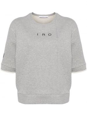 Sweatshirt mit print Iro grau