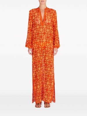 Maksi kleita Silvia Tcherassi oranžs