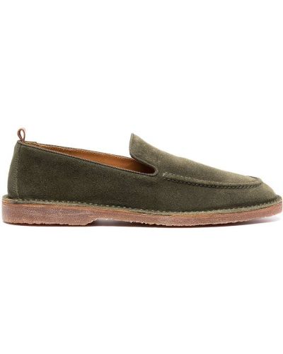 Ruskind loafers Buttero grønn