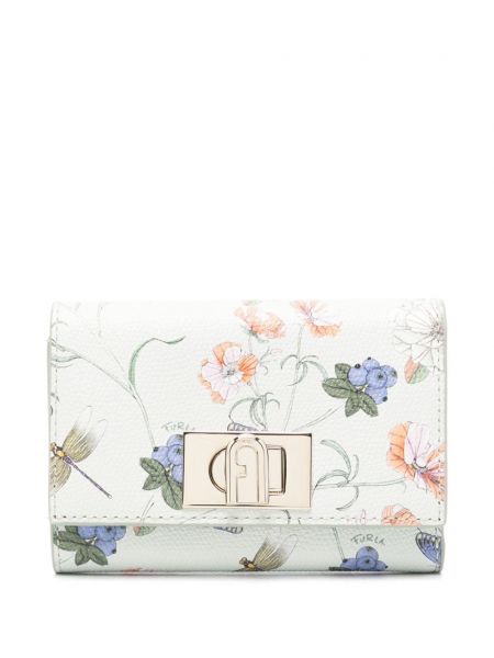 Kvetinová peňaženka s potlačou Furla