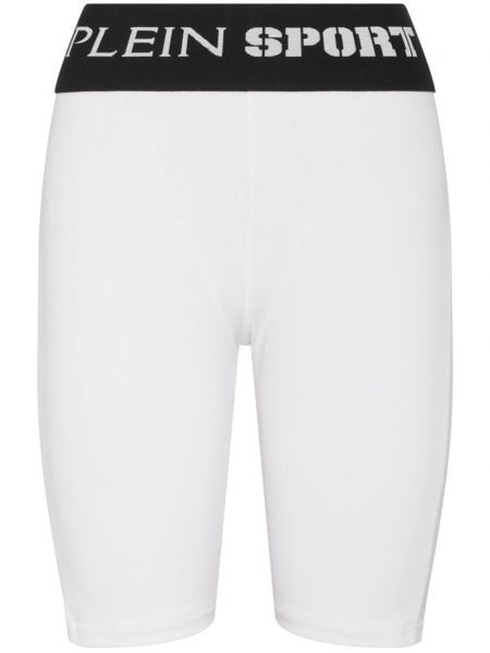 Športne kratke hlače Plein Sport bela