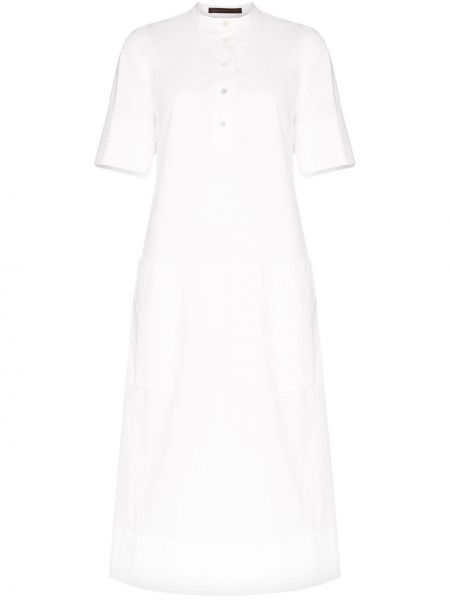 Sukienka midi Eckhaus Latta - Biały