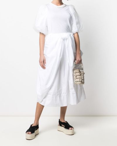 Falda larga Simone Rocha blanco