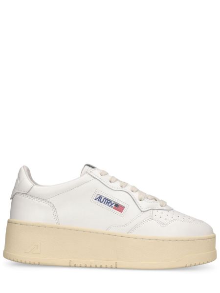 Zapatillas con plataforma Autry blanco