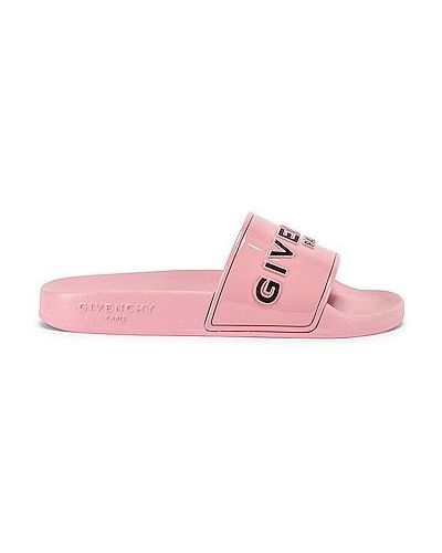 Шлепанцы на плоской подошве Givenchy, розовый