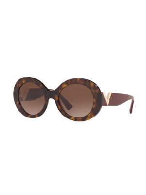 Gafas de sol oversized Valentino Eyewear marrón