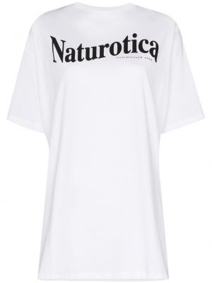 Camiseta con estampado Christopher Kane blanco