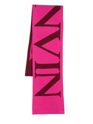 Beidseitig tragbare woll schal Lanvin pink