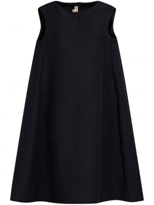 Pamučna midi haljina Marni crna