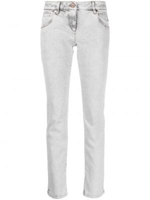 Skinny fit-jeans Brunello Cucinelli grå