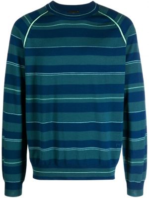 Вълнен пуловер от мерино вълна Ps Paul Smith синьо