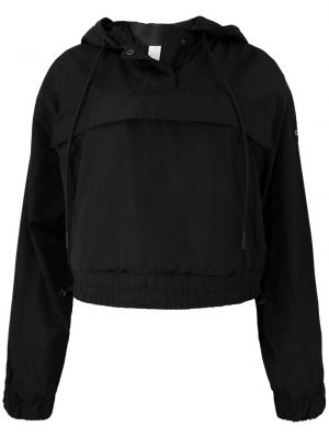 Tinklinis džemperis su gobtuvu Alo Yoga juoda