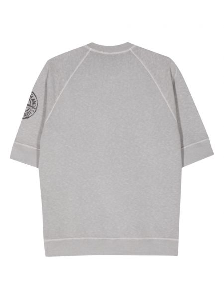 T-shirt en coton Stone Island gris