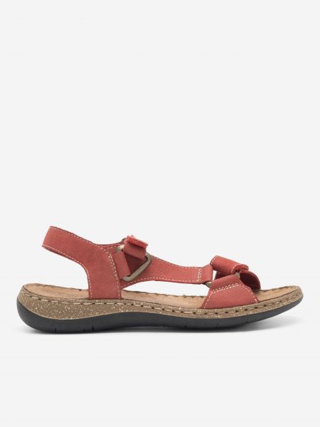 Kožené sandály Go Soft červené