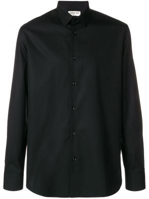 Slim fit priliehavá košeľa Saint Laurent čierna