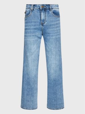 Широки панталони тип „марлен“ Nkn Nekane синьо