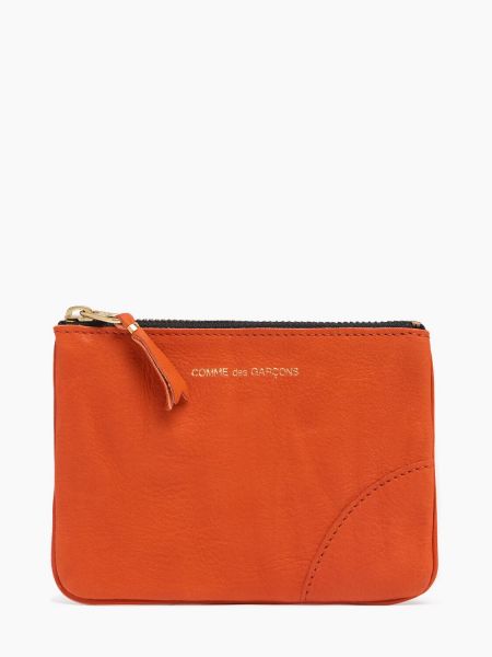 Zip lommebok Comme Des Garçons Wallet oransje