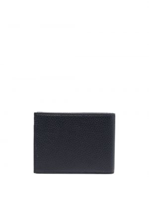 Kožená peněženka Emporio Armani modrá