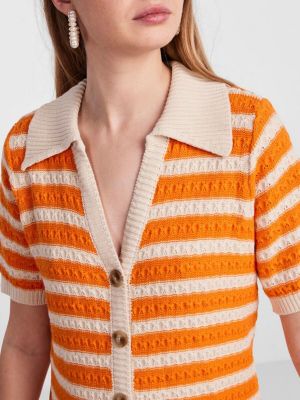 Robe en tricot Yas orange