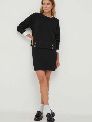 Mini suknja Emporio Armani crna
