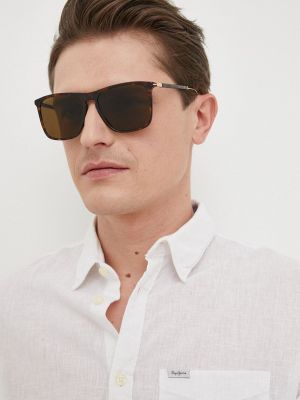 Gucci okulary przeciwsłoneczne męskie   - Brązowy