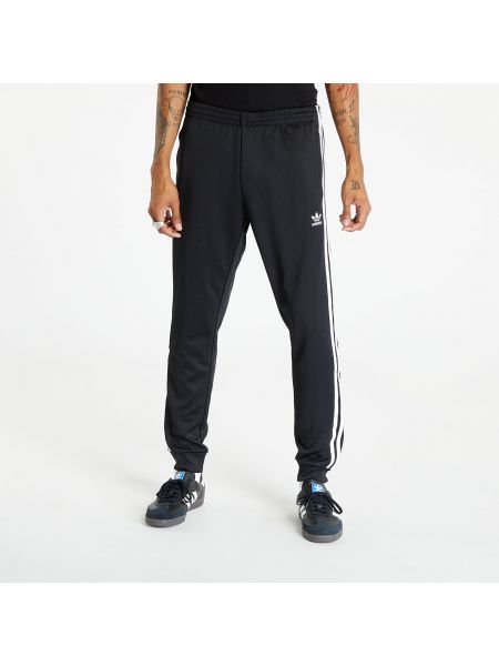 Στενό παντελόνι Adidas Originals μαύρο