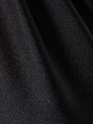 Vestido midi de tela jersey Coperni negro