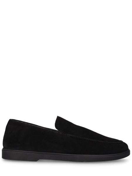 Pantofi loafer din piele de căprioară Frescobol Carioca negru