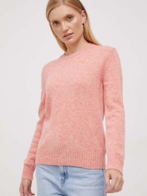 Vuneni pulover United Colors Of Benetton ružičasta