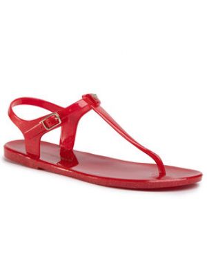 Sandales Emporio Armani rouge