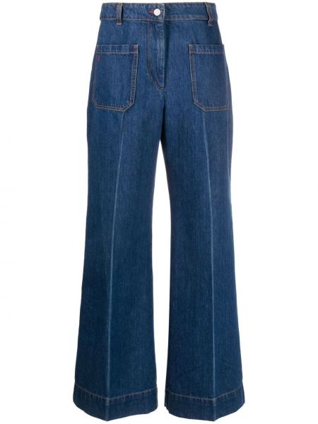 Jeans ausgestellt Victoria Beckham blau