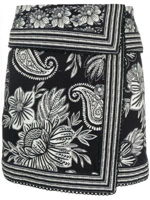 Pamučna mini suknja s paisley uzorkom Farm Rio