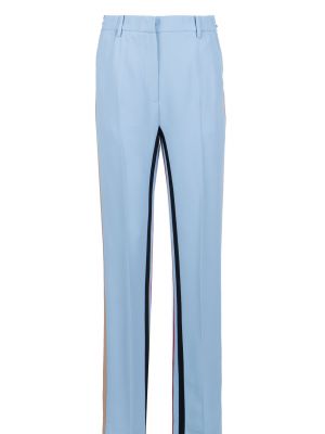 Голубые прямые брюки No.21