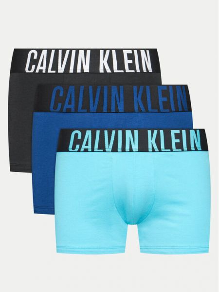 Boxeri din bumbac Calvin Klein Underwear albastru