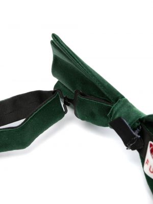 Hedvábná kravata s mašlí Fursac zelená