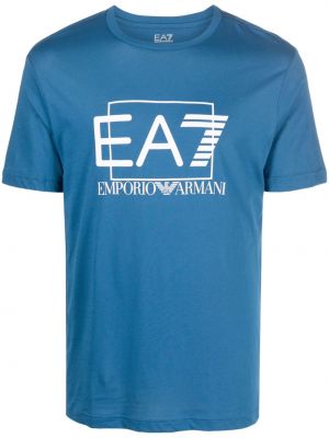 T-shirt Ea7 Emporio Armani blå