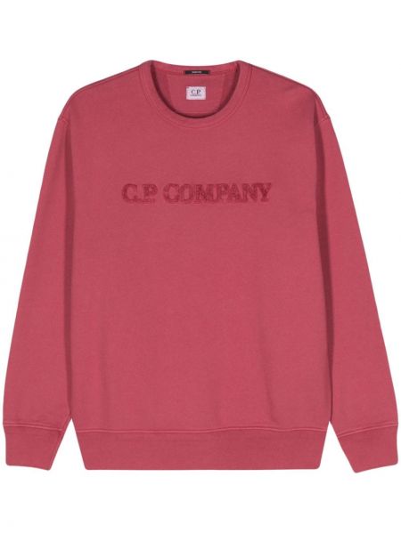 Sweatshirt aus baumwoll C.p. Company rot