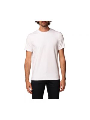 Camiseta de algodón slim fit Armani Exchange blanco