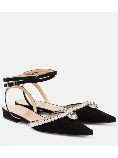 Mocka ballerinas Mach & Mach svart